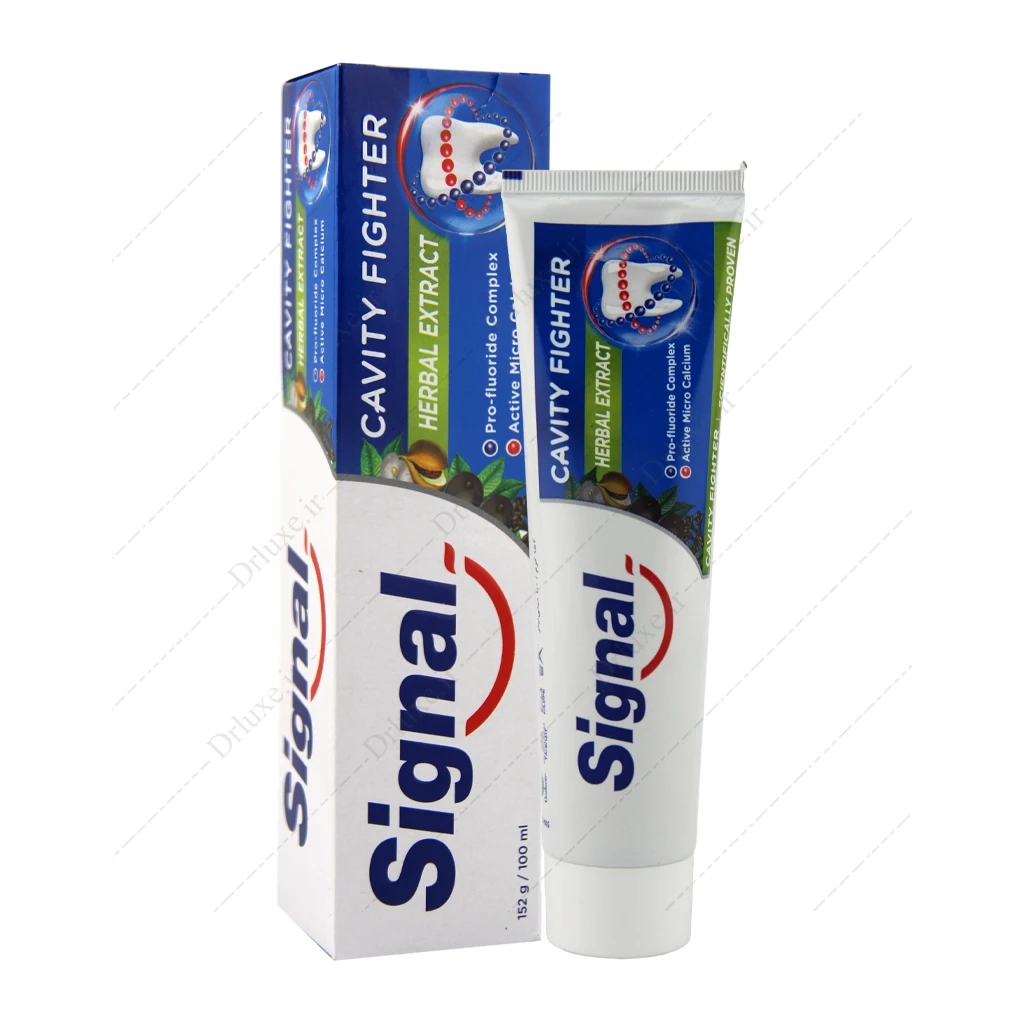 خمیر دندان ضد پوسیدگی سیگنال گیاهی 100 میلی لیتر